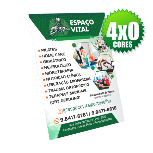 Panfleto 14x20 - 4x0 - 1000 unids